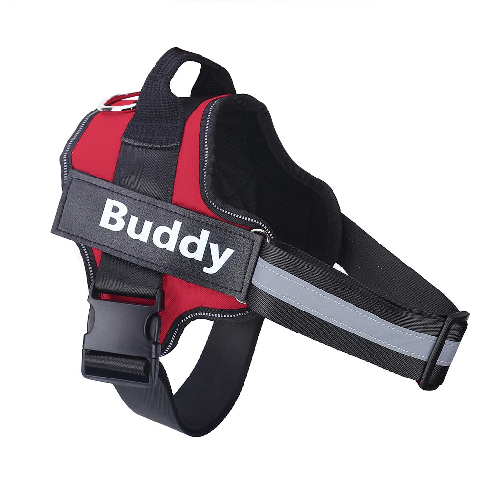 Personalized Dog Harness NO PULL Reflective Breathable Vest - Get Outside Today 25