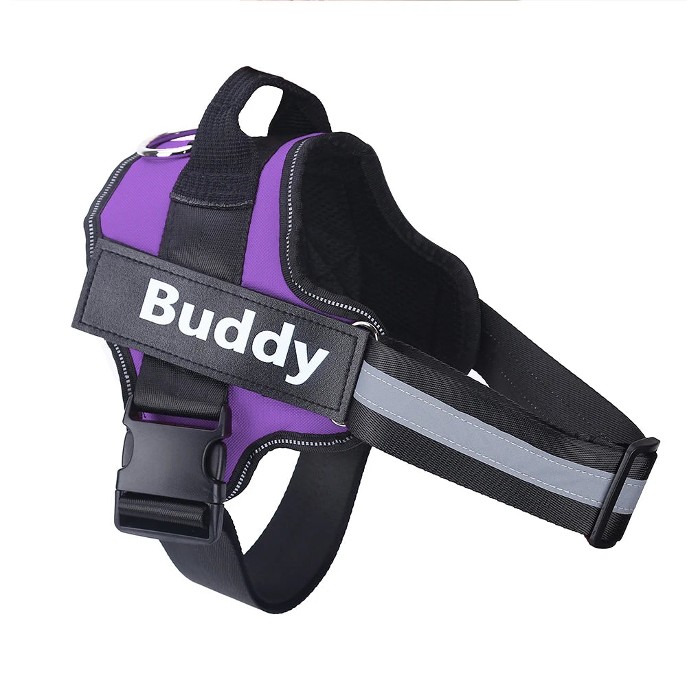 Personalized Dog Harness NO PULL Reflective Breathable Vest - Get Outside Today 25