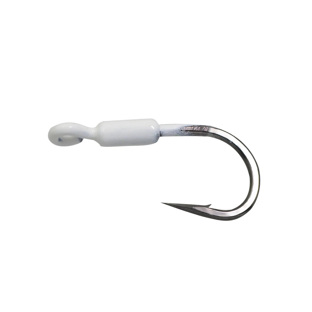 40pcs Snapper Jig Weighted Hooks 3g White/Pink/Yellow/Chartreuse Fishing Hooks - Get Outside Today 25