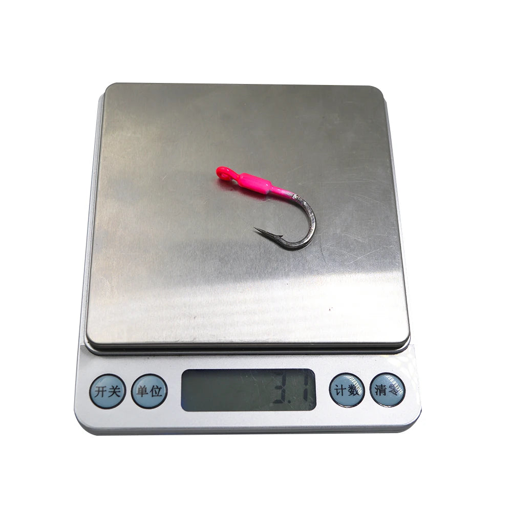 40pcs Snapper Jig Weighted Hooks 3g White/Pink/Yellow/Chartreuse Fishing Hooks - Get Outside Today 25