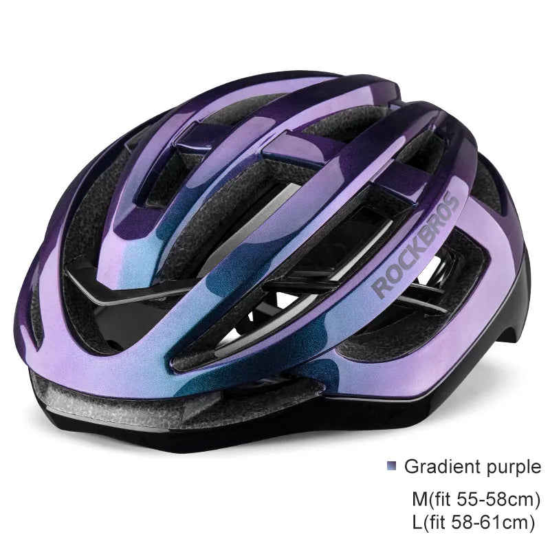 ROCKBROS Bicycle Helmet Breathable Ultralight Integrally-Molded Unisex Shockproof Adjustable Road Bike Helmet Cycling Equipment - Get Outside Today 25