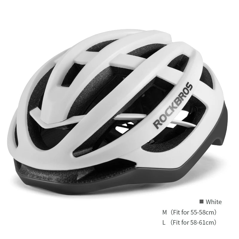 ROCKBROS Bicycle Helmet Breathable Ultralight Integrally-Molded Unisex Shockproof Adjustable Road Bike Helmet Cycling Equipment - Get Outside Today 25