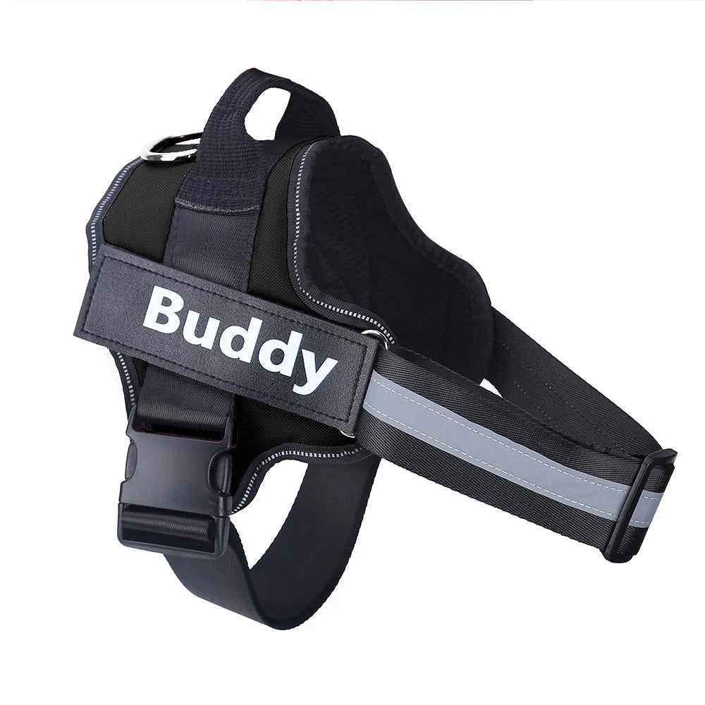 Personalized Dog Harness NO PULL Reflective Breathable Vest - Get Outside Today 25