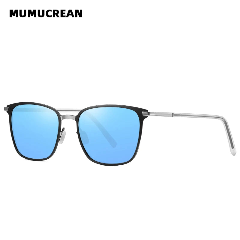 Men's Sunglasses New Arrival Square Polarized Sunglasses Metal Driver Night Vision Goggles Sunglasses - Get Outside Today 25