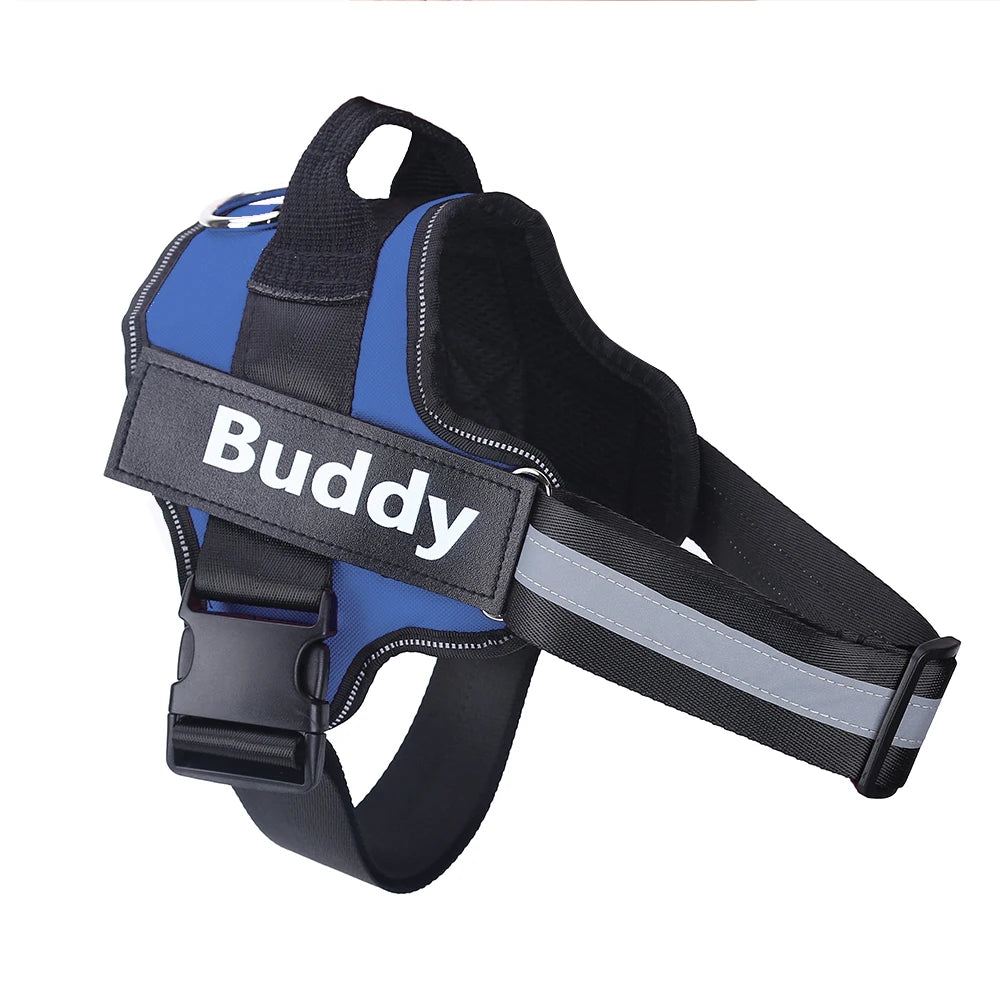 Personalized Dog Harness NO PULL Reflective Breathable Vest - Get Outside Today 25