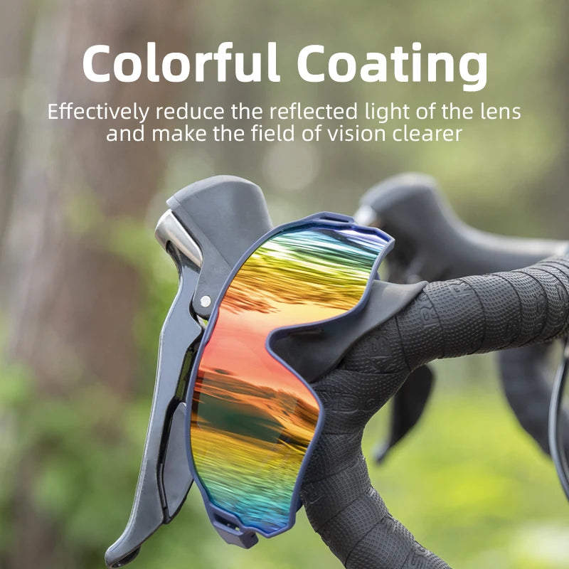 ROCKBROS Polarized Glasses UV400 Sunglasses Sport Protection Glasses Bicycle Eyewear Outdoor Hiking Camping Golf Cycling Goggles - Get Outside Today 25