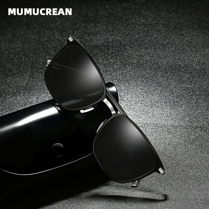 Men's Sunglasses New Arrival Square Polarized Sunglasses Metal Driver Night Vision Goggles Sunglasses - Get Outside Today 25