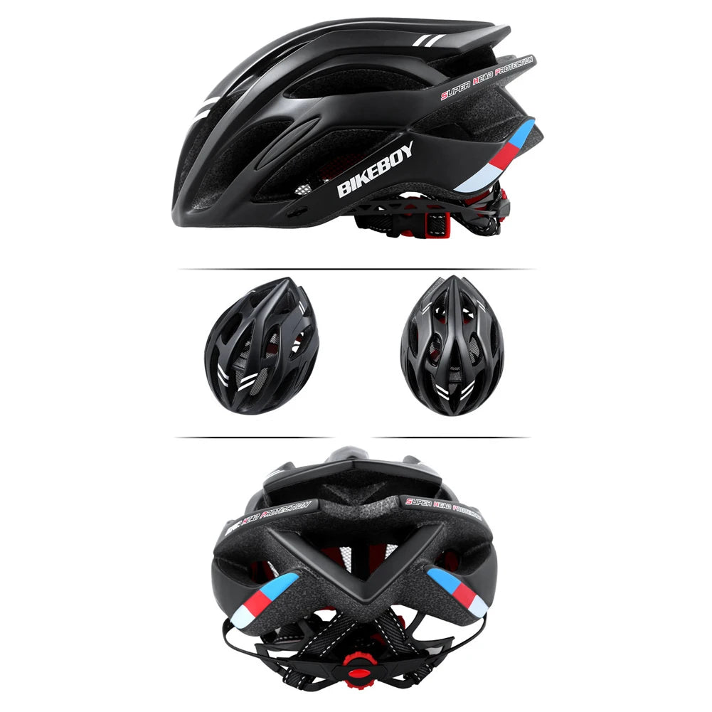 Bikeboy MTB Bike Helmet for Men Women Sport Cycling Helmet Adjustable Mountain Road Bicycle Soft Pad Safety Hat Cap Accessories - Get Outside Today 25