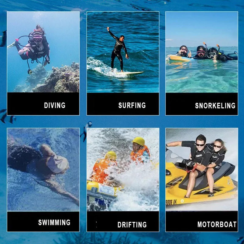 3mm Wetsuit For Women Men Split Diving Jacket Long Sleeve