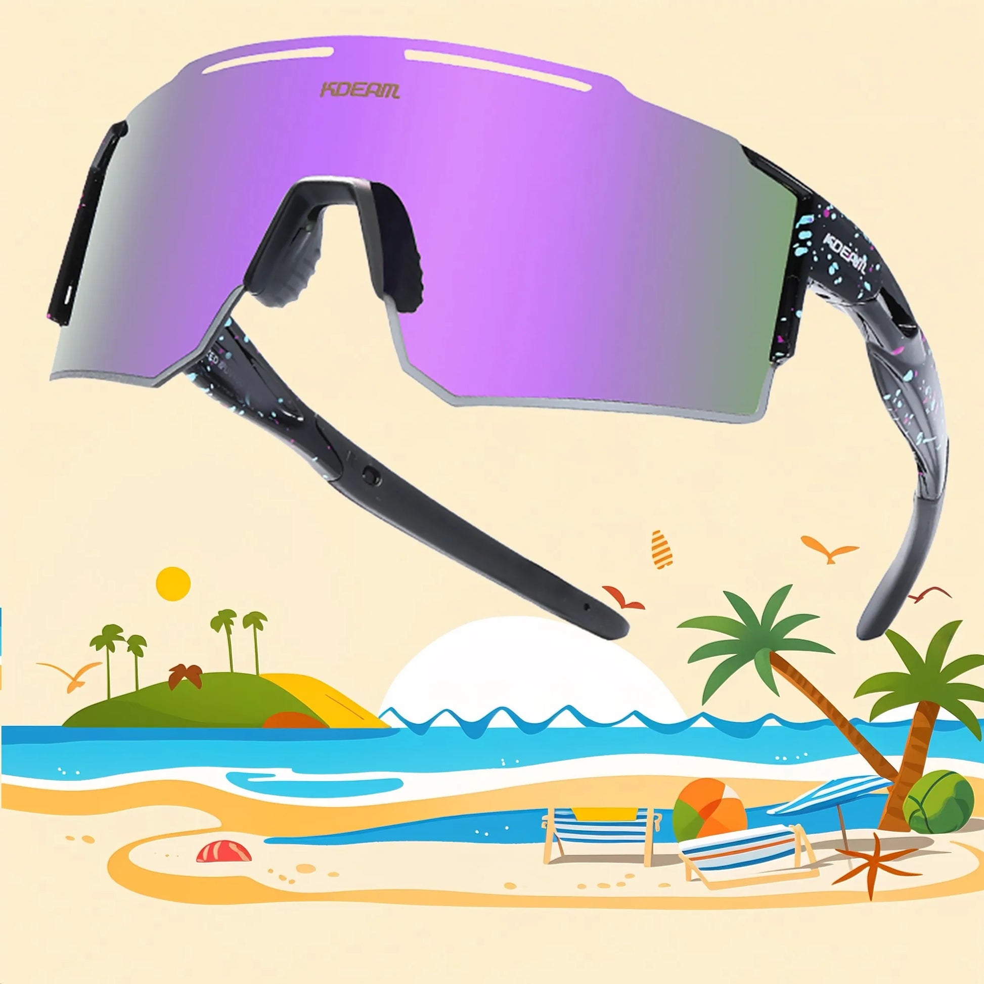 Polarized Sunglasses for Men and Women, Youth Kids Baseball Softball Sunglasses for Cycling, Running - Get Outside Today 25