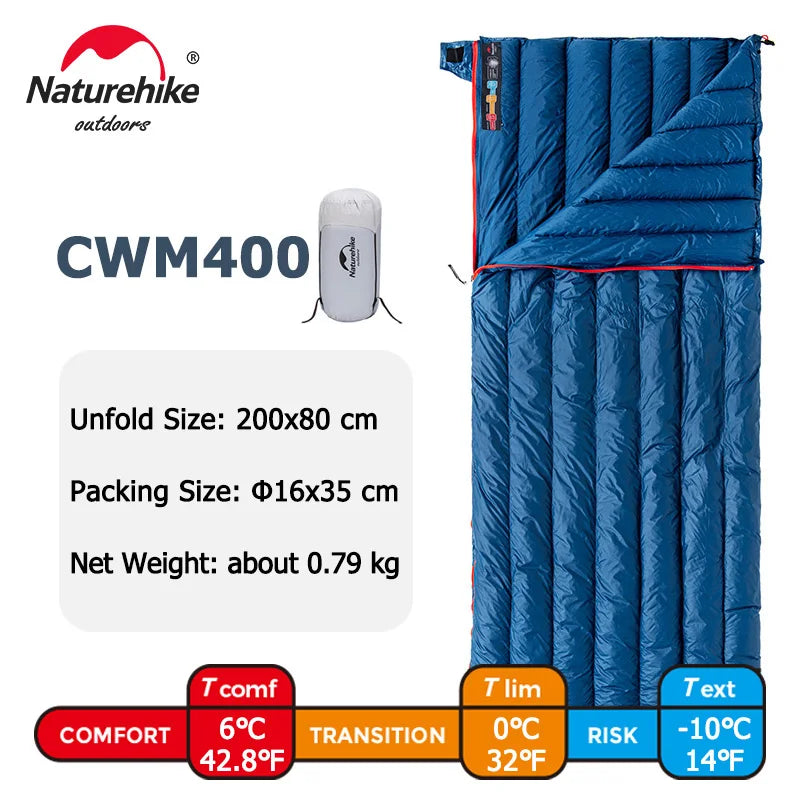 Naturehike Goose Down Sleeping Bag Naturehike Camping Ultralight Sleeping Bag Winter Waterproof Sleeping Bags - Get Outside Today 25