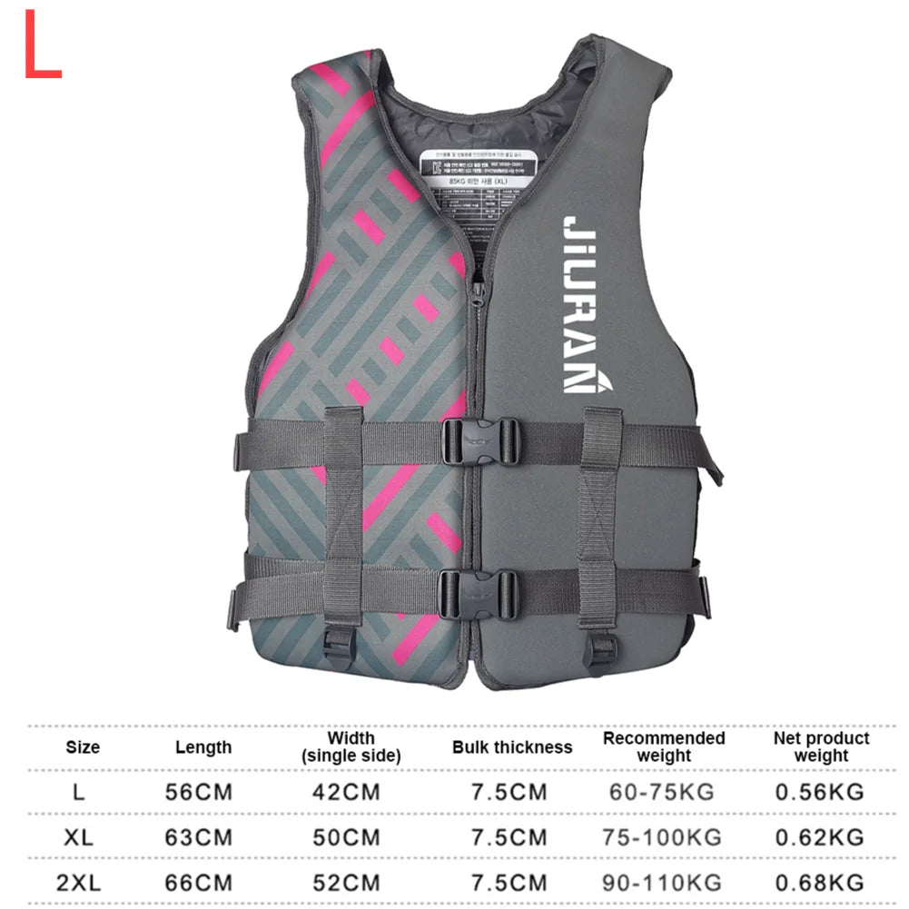 Adult Life Jacket Marine Water Rescue Safety Vest Korean Version Fashionable Life Jacket Swimming Sea Fishing Lightweight Vest - Get Outside Today 25