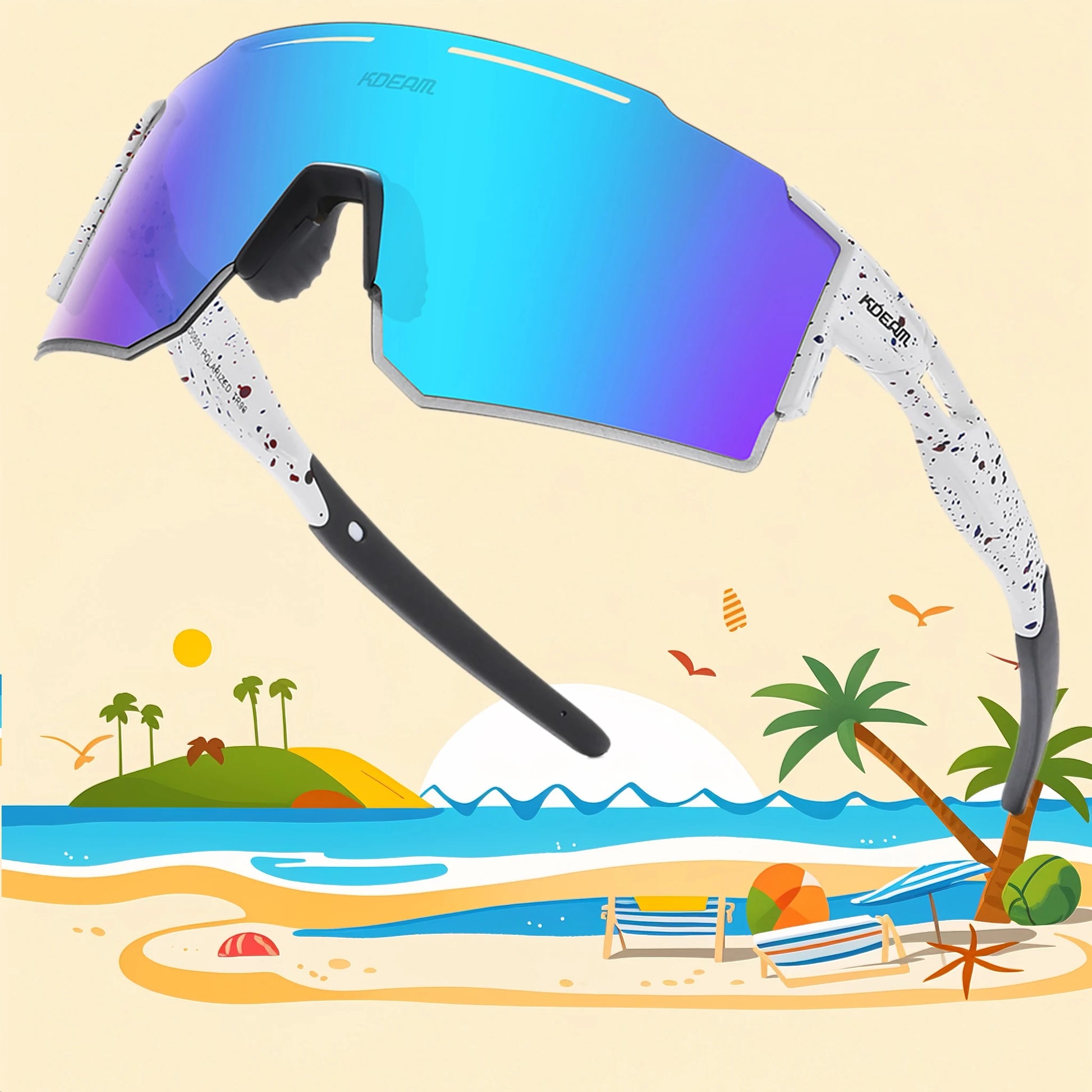 Polarized Sunglasses for Men and Women, Youth Kids Baseball Softball Sunglasses for Cycling, Running - Get Outside Today 25