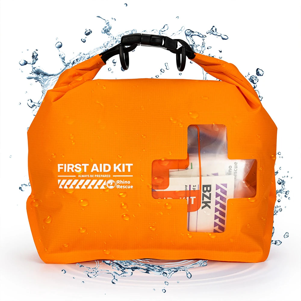RHINO RESCUE Waterproof First Aid Kit, Lightweight Boat Dry Bag, Emergency Survival Supplies for Outdoor Kayak Floating Swimming - Get Outside Today 25