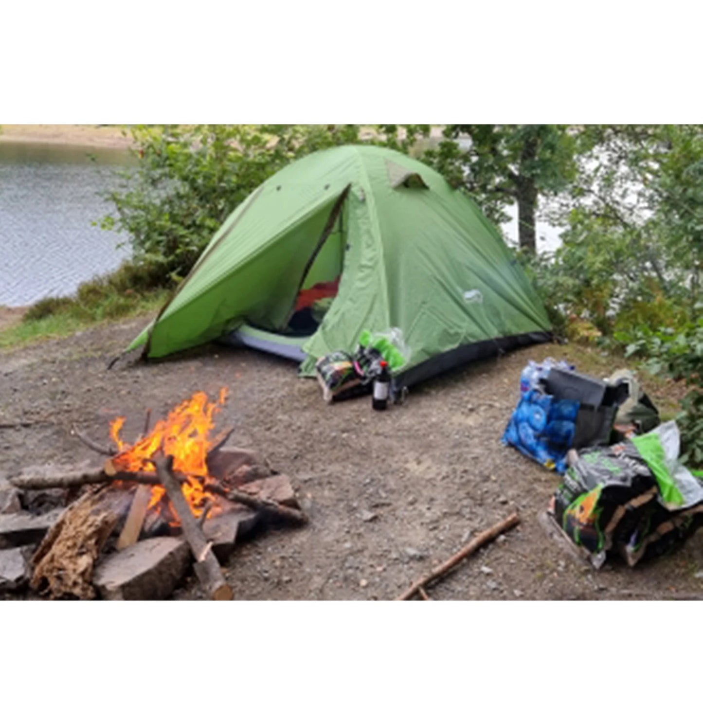 Desert Fox 2 Person Backpack Tent Outdoor Hiking Lightweight Couple Camping Tents Double Layers 3 Seasons for Traveling and Hunting
