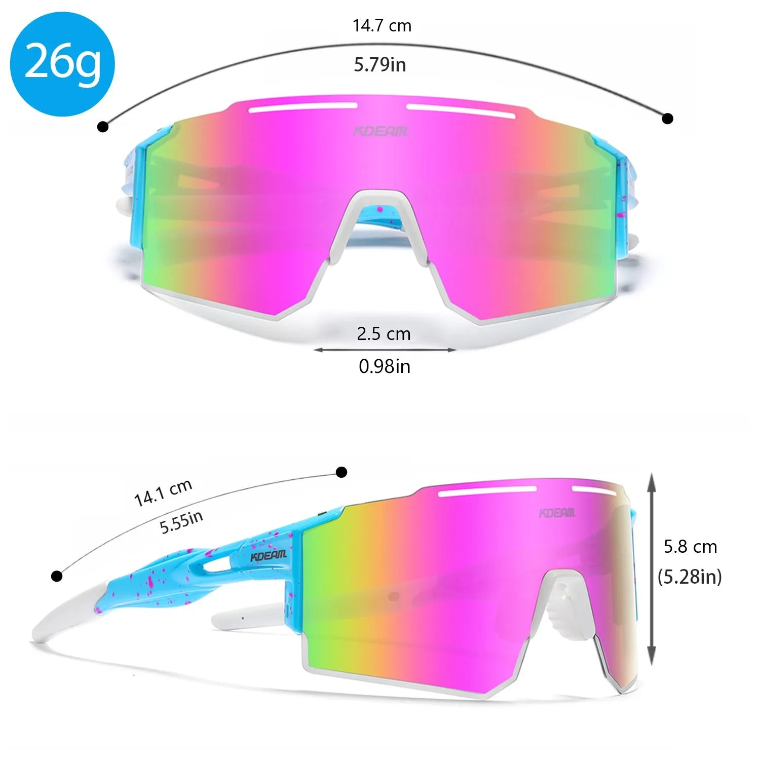 Polarized Sunglasses for Men and Women, Youth Kids Baseball Softball Sunglasses for Cycling, Running - Get Outside Today 25