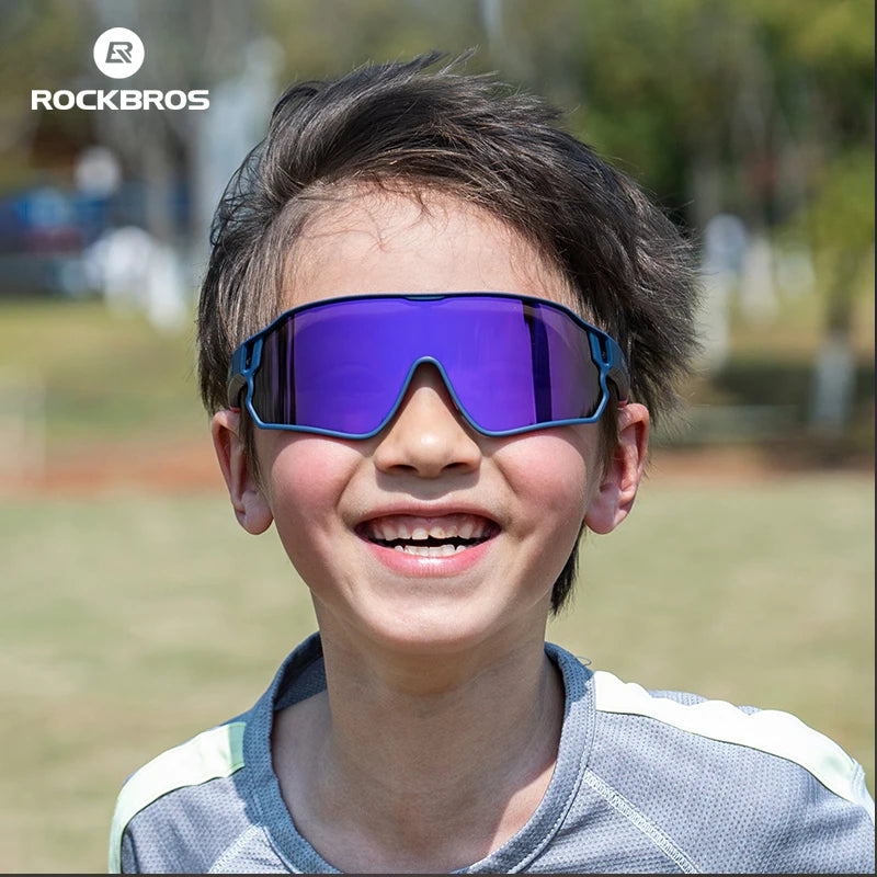 ROCKBROS Sunglasses Kids Girls Boys Polarized/Photochromic Goggles Children Glasses UV Protection Eyeglasses Eyewear - Get Outside Today 25