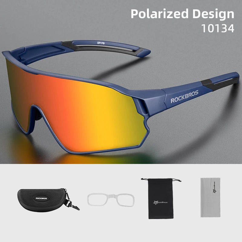 ROCKBROS Polarized Glasses UV400 Sunglasses Sport Protection Glasses Bicycle Eyewear Outdoor Hiking Camping Golf Cycling Goggles - Get Outside Today 25