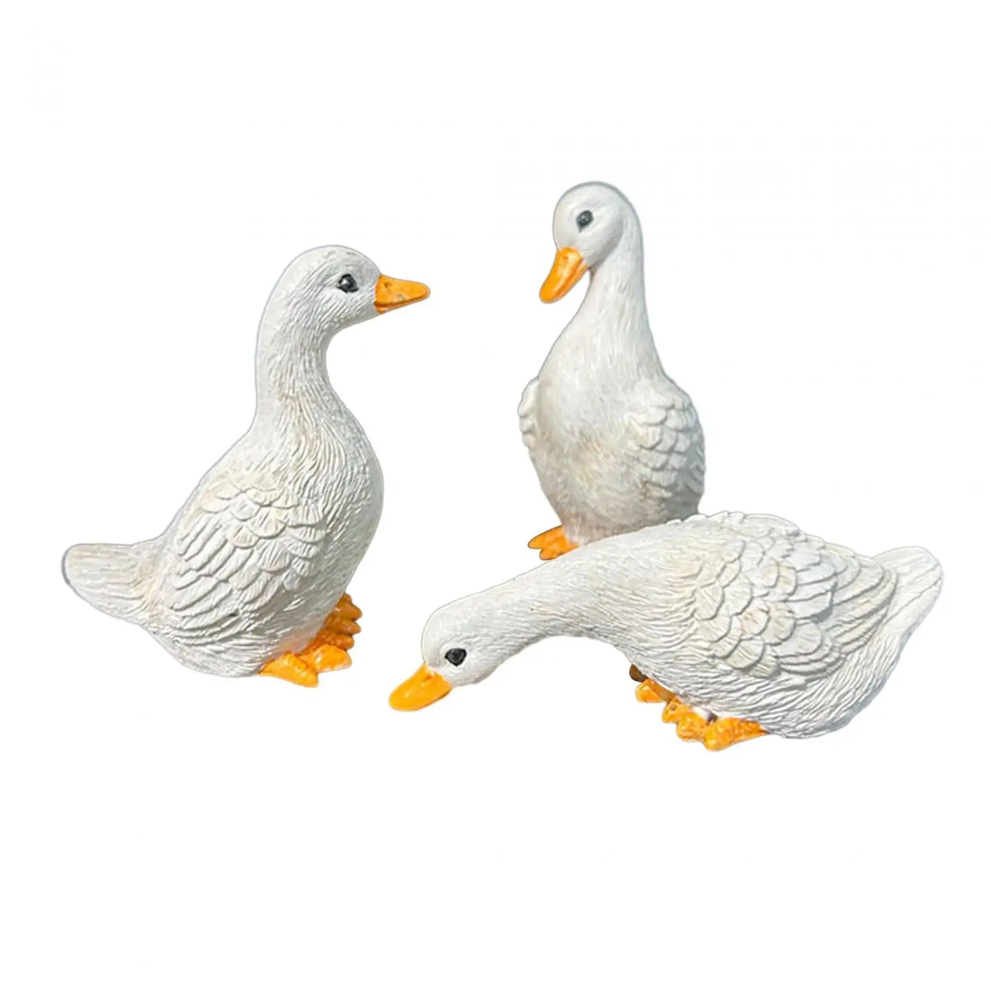 3 Pcs Garden Statues Duck Statues Home Decor Cute Sculptures - Get Outside Today 25