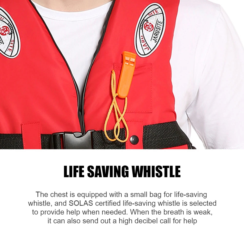 West Biking Red Life Vest for Kids and Adults Buoyancy for Water Sports Safety