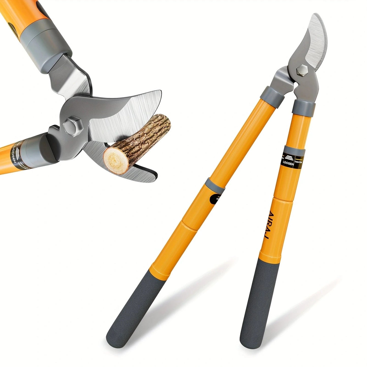 AIRAJ Bypass Lopper Hedge Shears Pruning Shears Garden Clippers