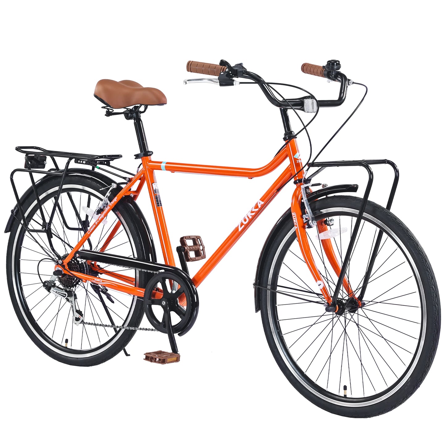 ZUKKA Beach Cruiser Bike 26 Inch Vintage City Bicycle
