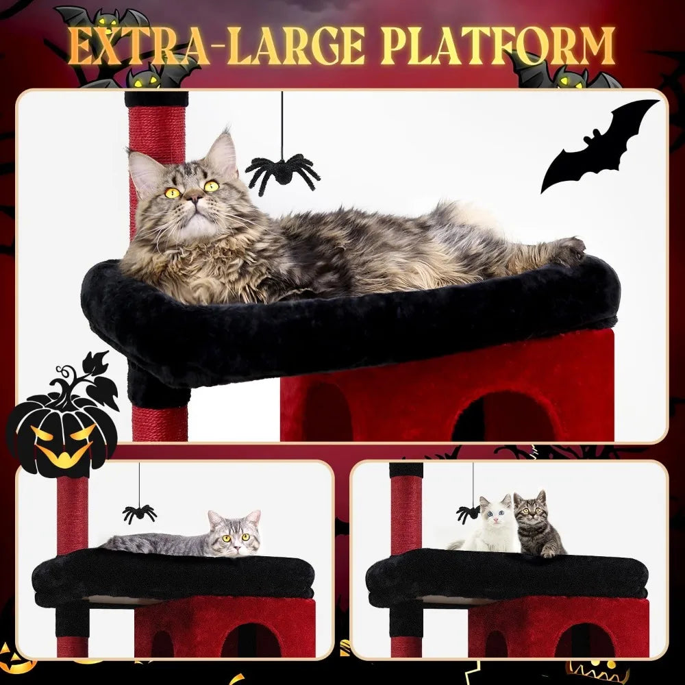 Sturdy 72 Cat Tower For Maine Coon Over 20 Lbs Coffin Bed