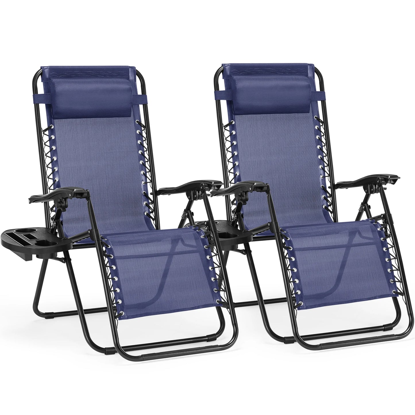 JHK Zero Gravity Set of 2 Portable Recliner Chairs - Get Outside Today 25