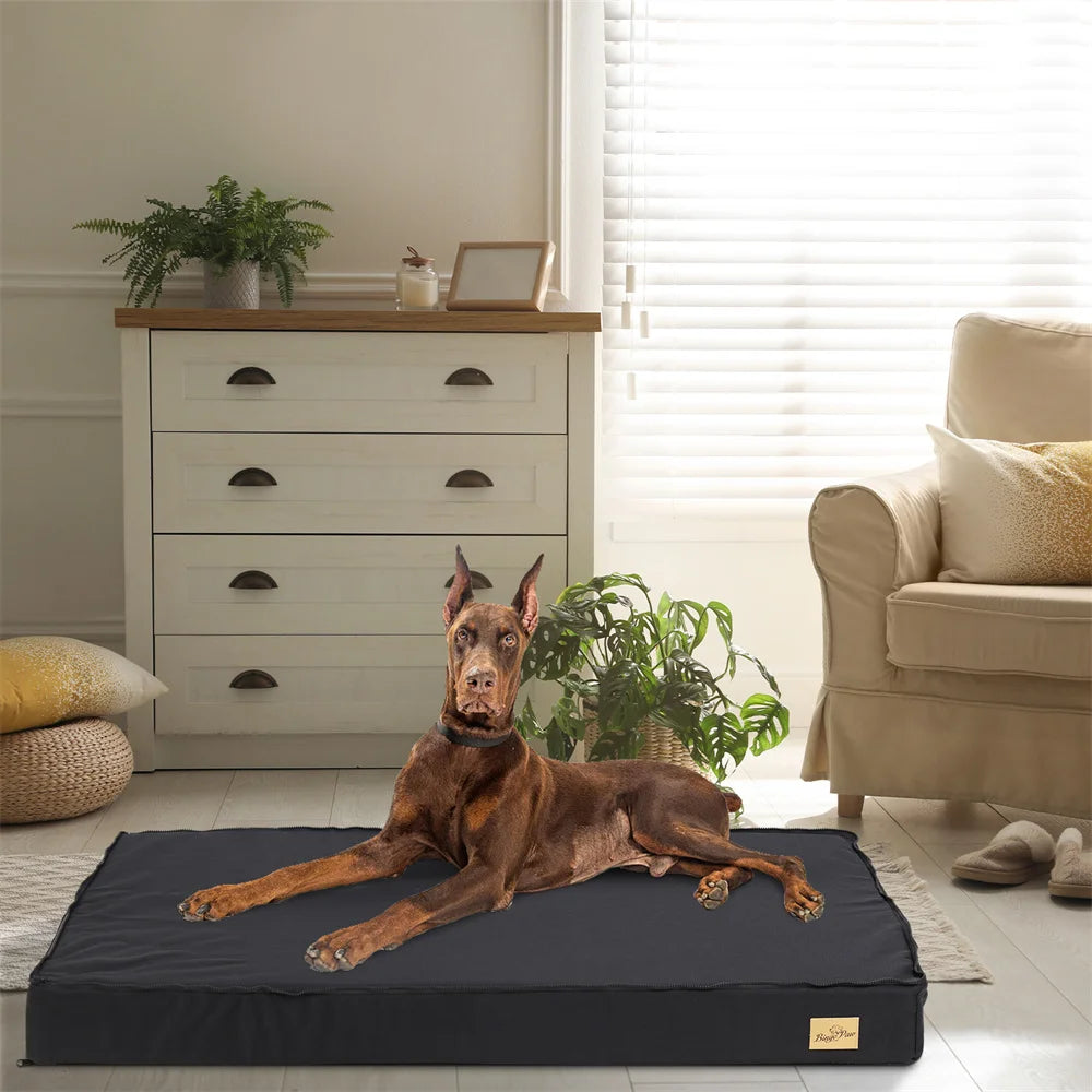 Large Orthopaedic Dog Bed Waterproof Cushion Pet Mattress 2 In 1 Pet Dog Crate Bed - Get Outside Today 25