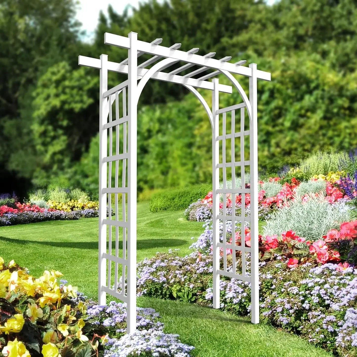 PVC Wedding Arch Garden Arbor Backdrop For Outdoor Ceremony - Get Outside Today 25