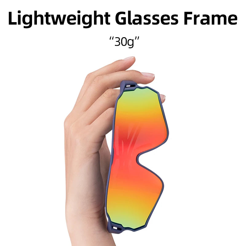 ROCKBROS Cycling Glasses UV400 Outdoor Sport Sunglasses Ultra-light Unisex Bicycle Eyewear MTB Road Bike Polarized Glassses - Get Outside Today 25