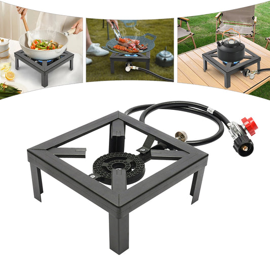 Portable Single Burner Gas Stove Outdoor Propane Cooker