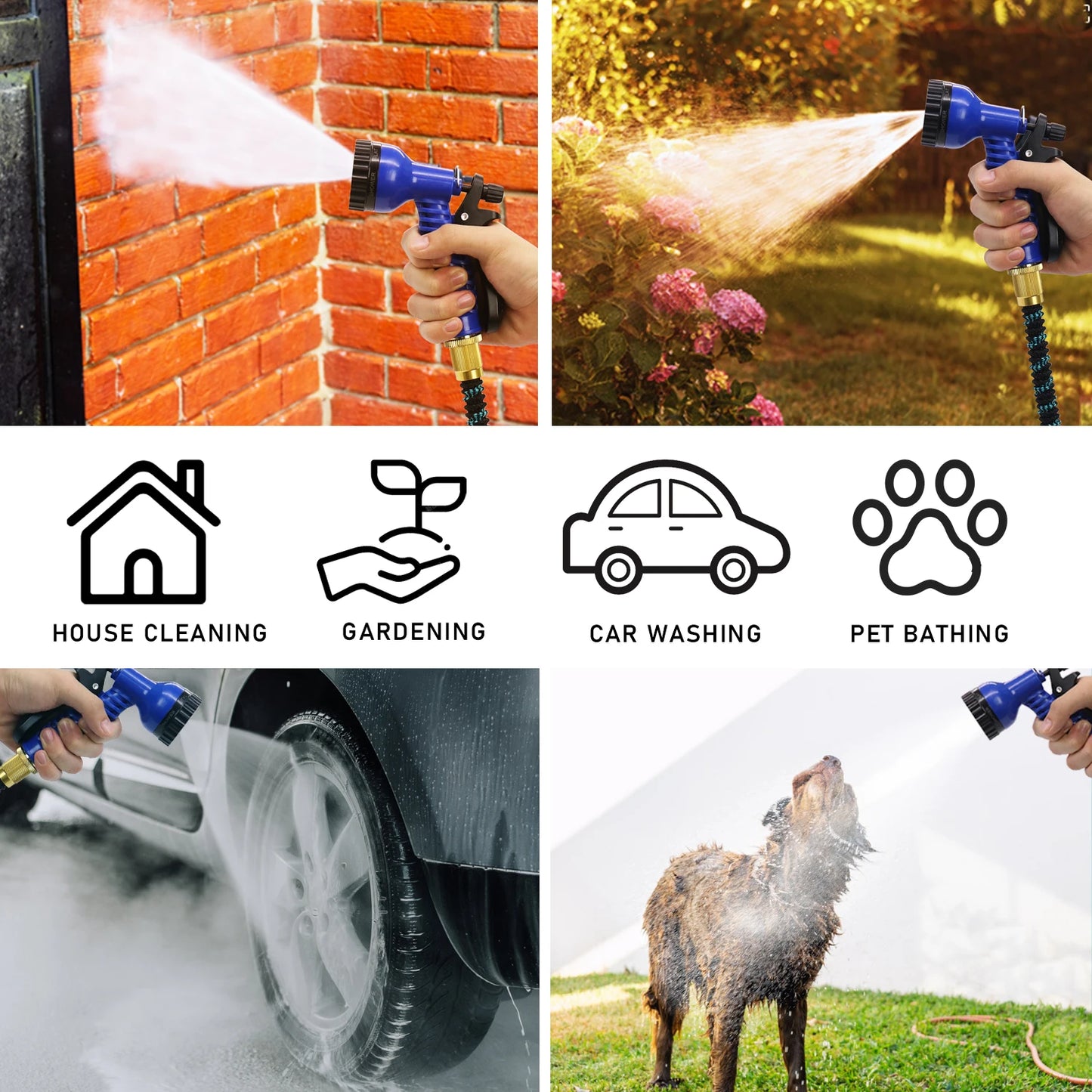 GardenJoy Expandable Garden Hose 3/4 in. x 50 ft. Water Hose