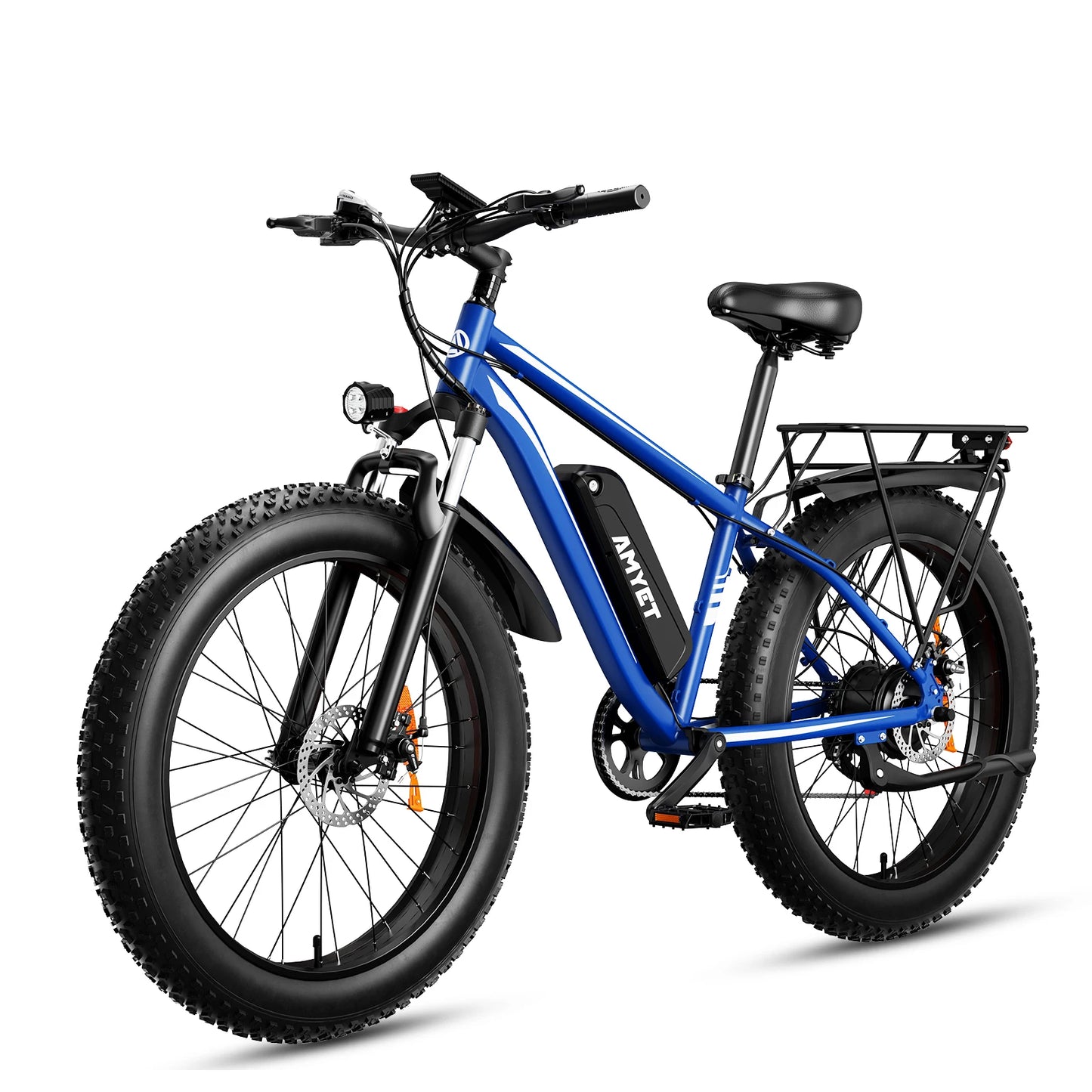 AMYET Electric Bike EB26 Adults Electric Bicycle Peak 1500W 48V 15AH e bike 26" Fat Tire Mountain Bike 31mph Electric Dirt Bike - Get Outside Today 25