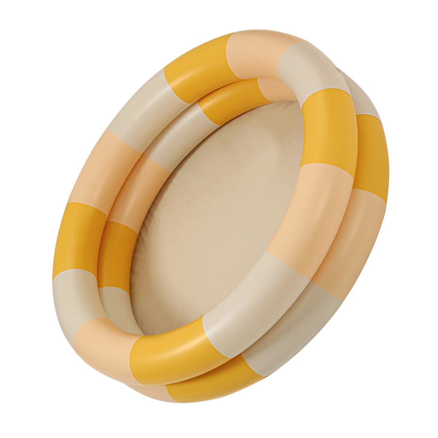ZK30 Inflatable Pool Baby Retro Blow Up Swimming Pool Family Cute Style Thickened Water Pool Yellow Stripe - Get Outside Today 25