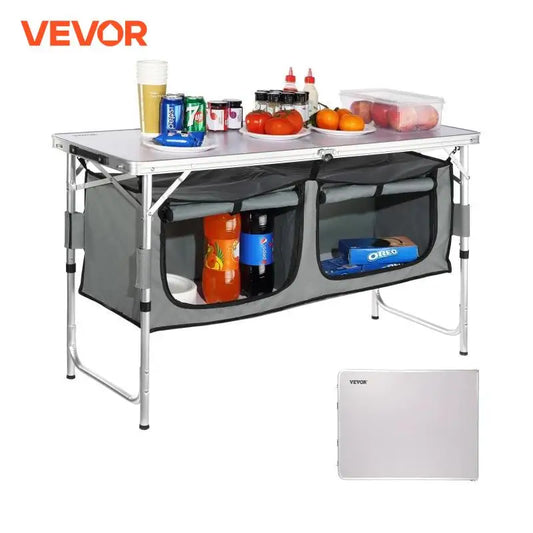 VEVOR Camping Kitchen Table Quick Set-up Folding MDF Table - Get Outside Today 25