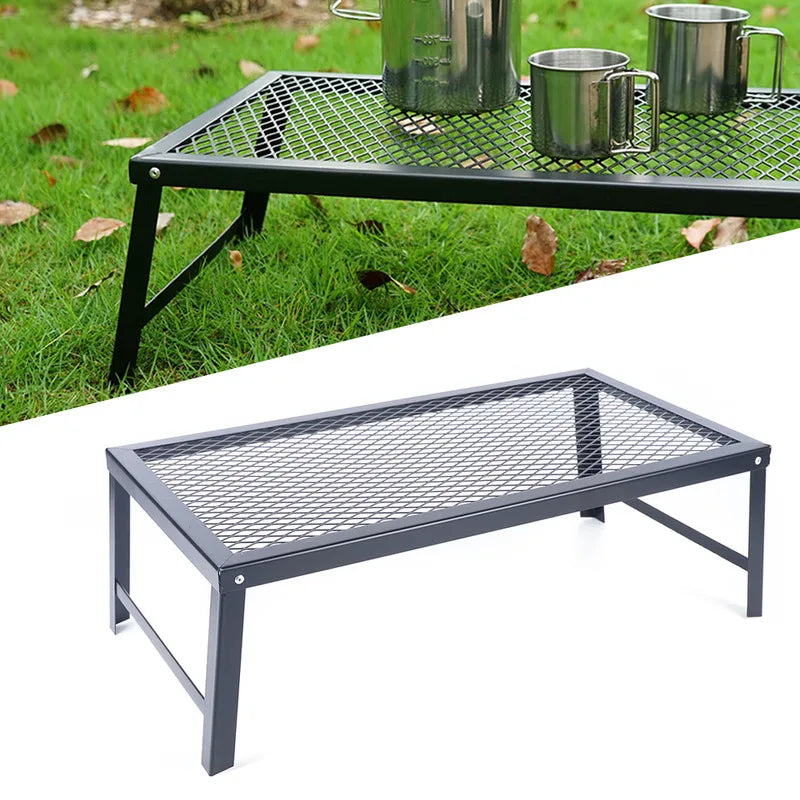 Folding Outdoor Camping BBQ Grill Portable Stand Picnic Cooking Grate Party Supplies