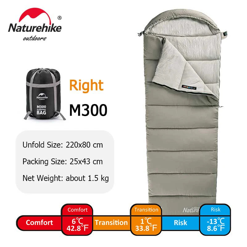 Naturehike Sleeping Bag M180 M300 M400 Machine Washable - Get Outside Today 25