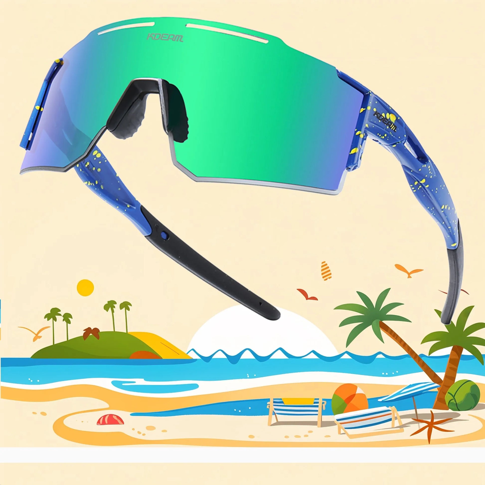 Polarized Sunglasses for Men and Women, Youth Kids Baseball Softball Sunglasses for Cycling, Running - Get Outside Today 25