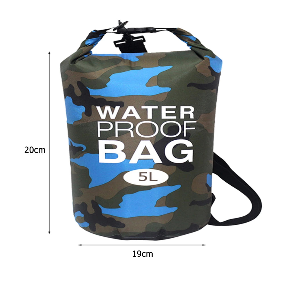 15-2L Swimming Waterproof Dry Bag Outdoor Floating Trekking Beach Backpack PVC Thickened Double-Layer Fabric IPX6 Waterproof Bag - Get Outside Today 25