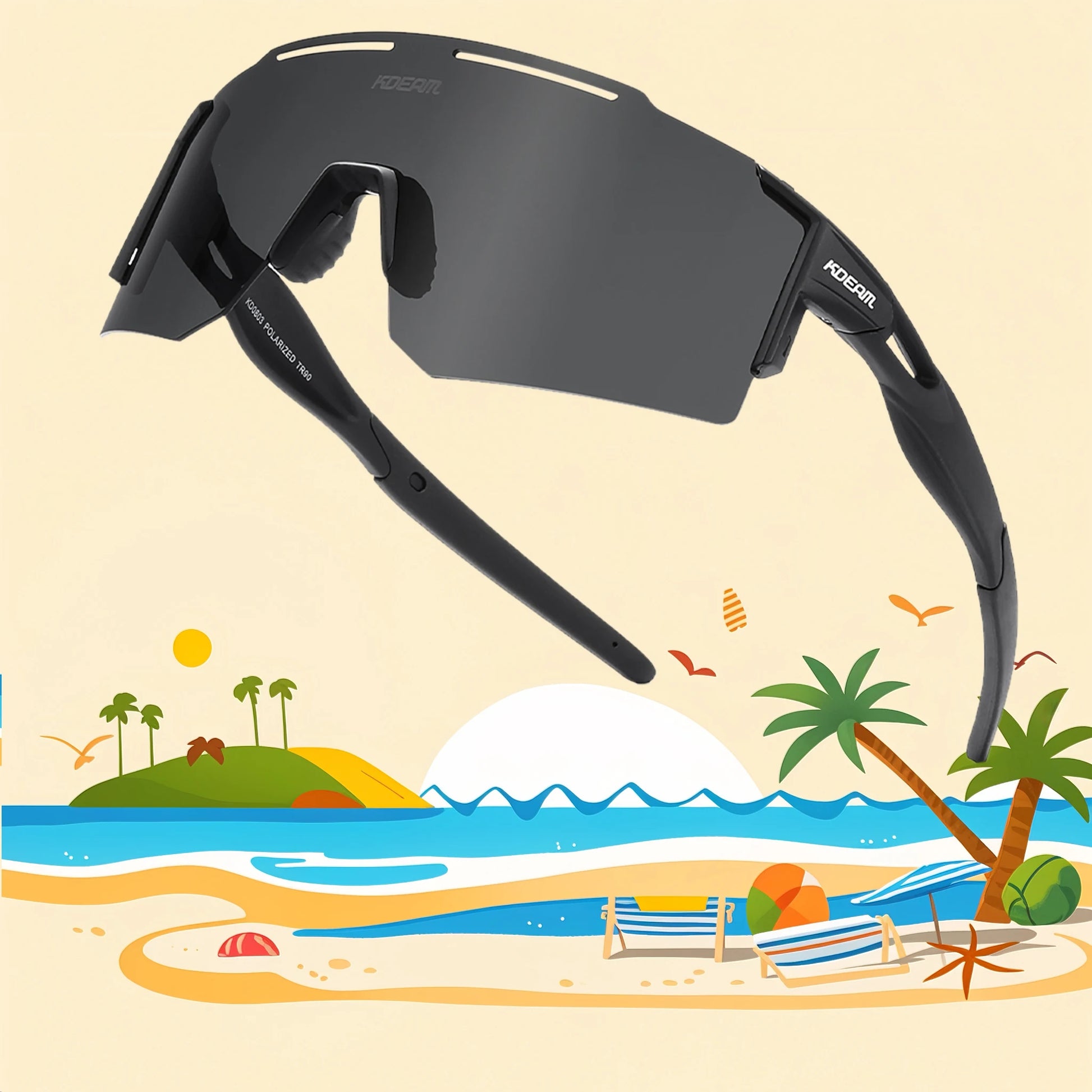 Polarized Sunglasses for Men and Women, Youth Kids Baseball Softball Sunglasses for Cycling, Running - Get Outside Today 25