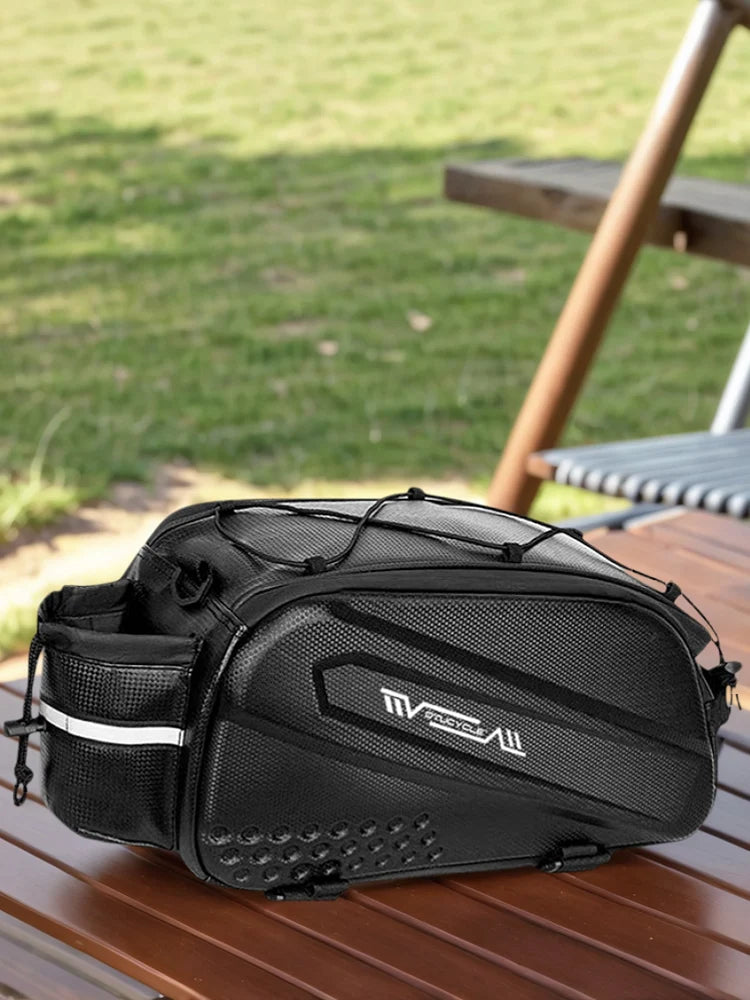 Bike Rear Rack Bag Waterproof Backseat Cargo Carrier MTB