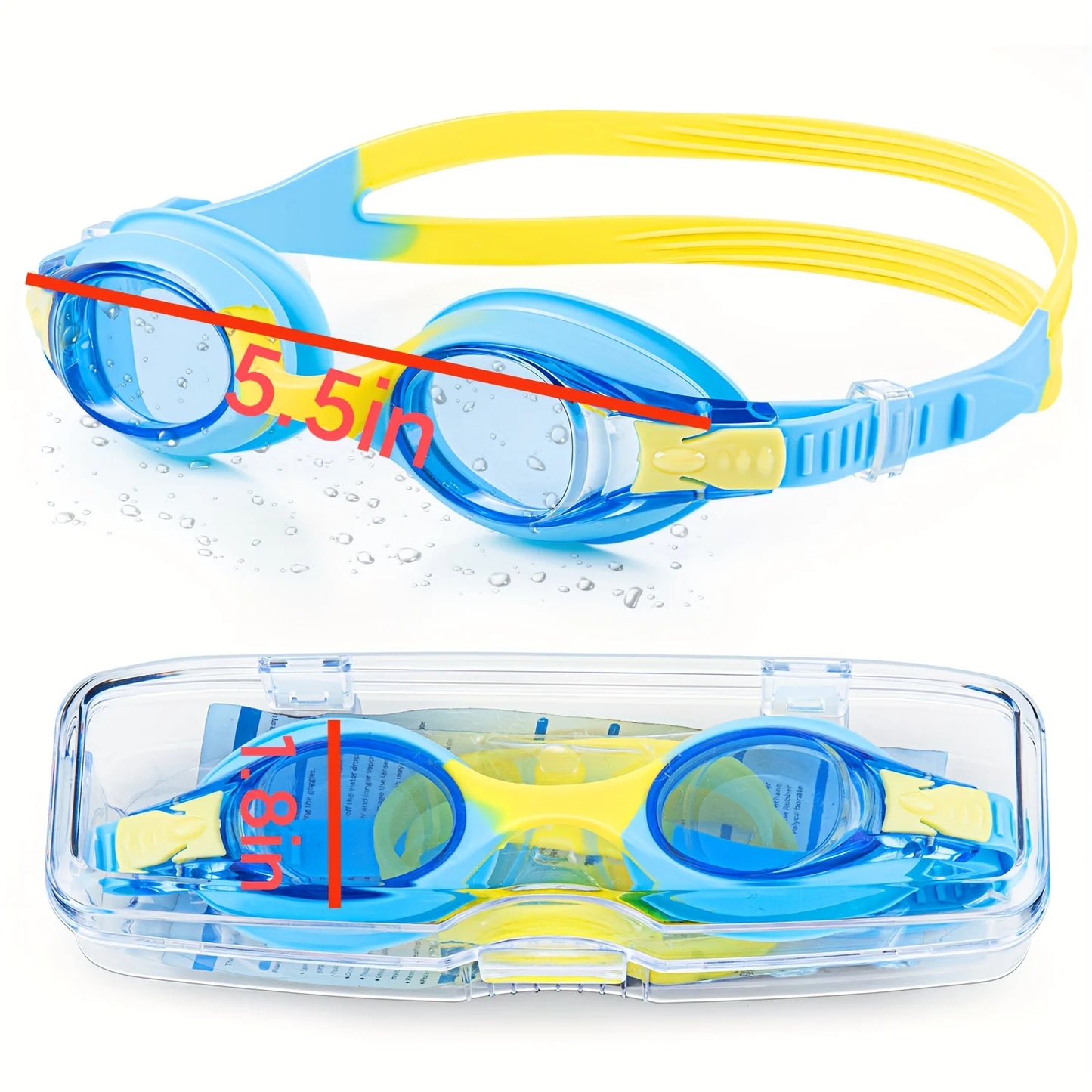 Unisex Clear Vision Swim Goggles Fog Free Clarity Leak Resistant Comfortable Fit Perfect for Swimming - Get Outside Today 25