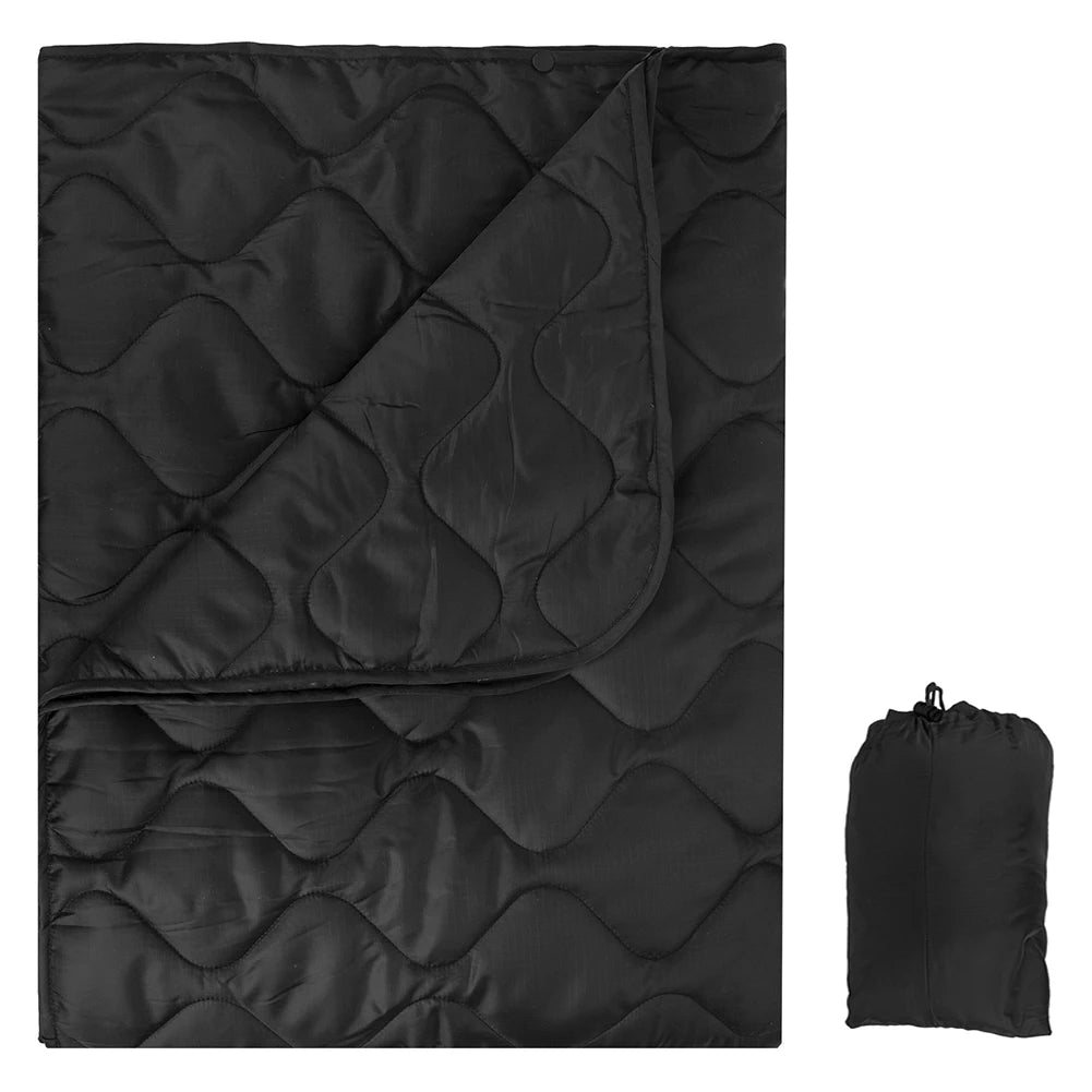 Lightweight Camping Blanket With Compression Bag And Quilt