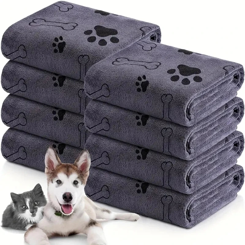 2pcs Soft Microfiber Dog Towels - Quick Dry, Absorbent Pet Bath & Grooming Towels For Dogs Dog Towels Pet Bath Drying Towels Dog - Get Outside Today 25