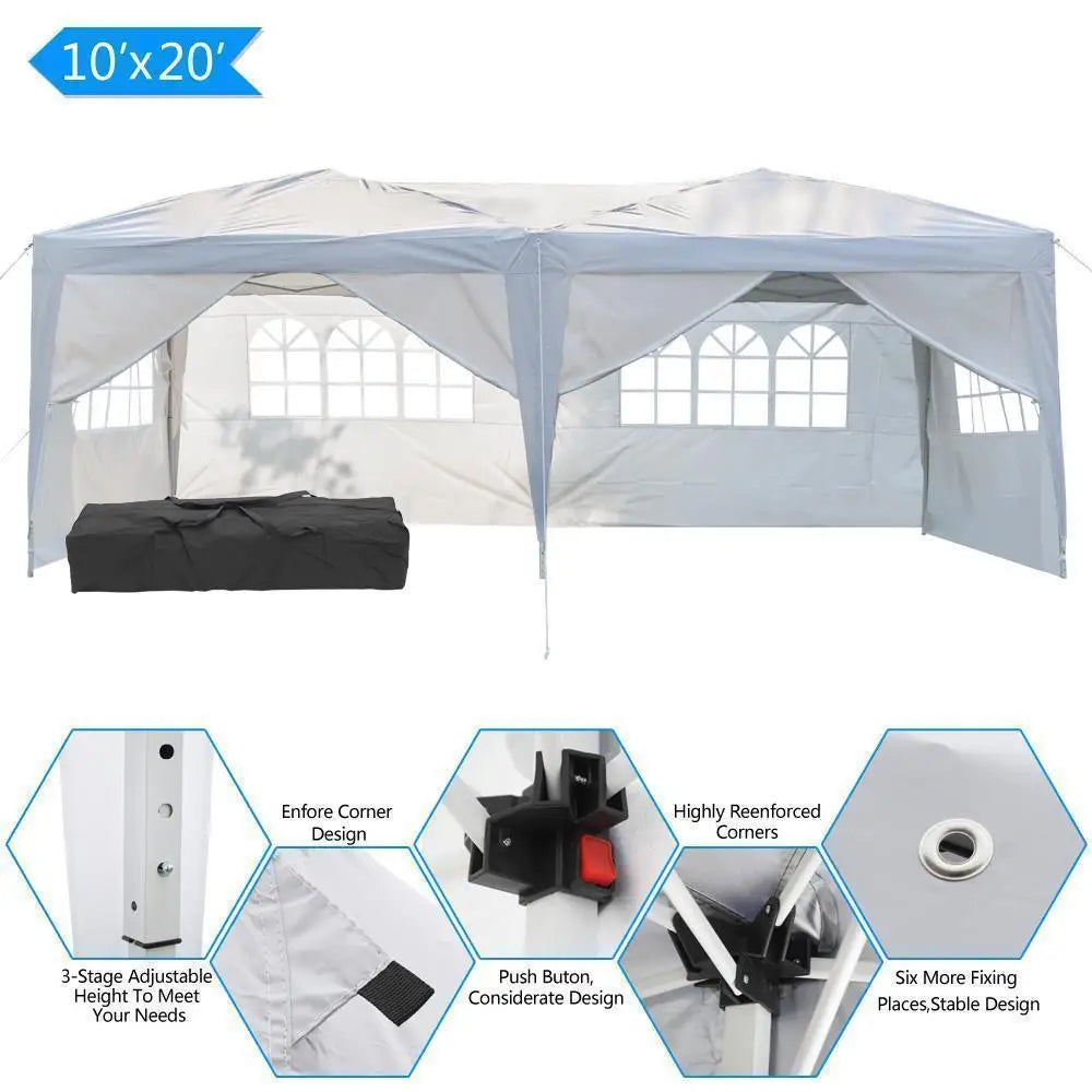 10 x20 EZ Pop UP Wedding Party Tent Waterproof Canopy Outdoor - Get Outside Today 25