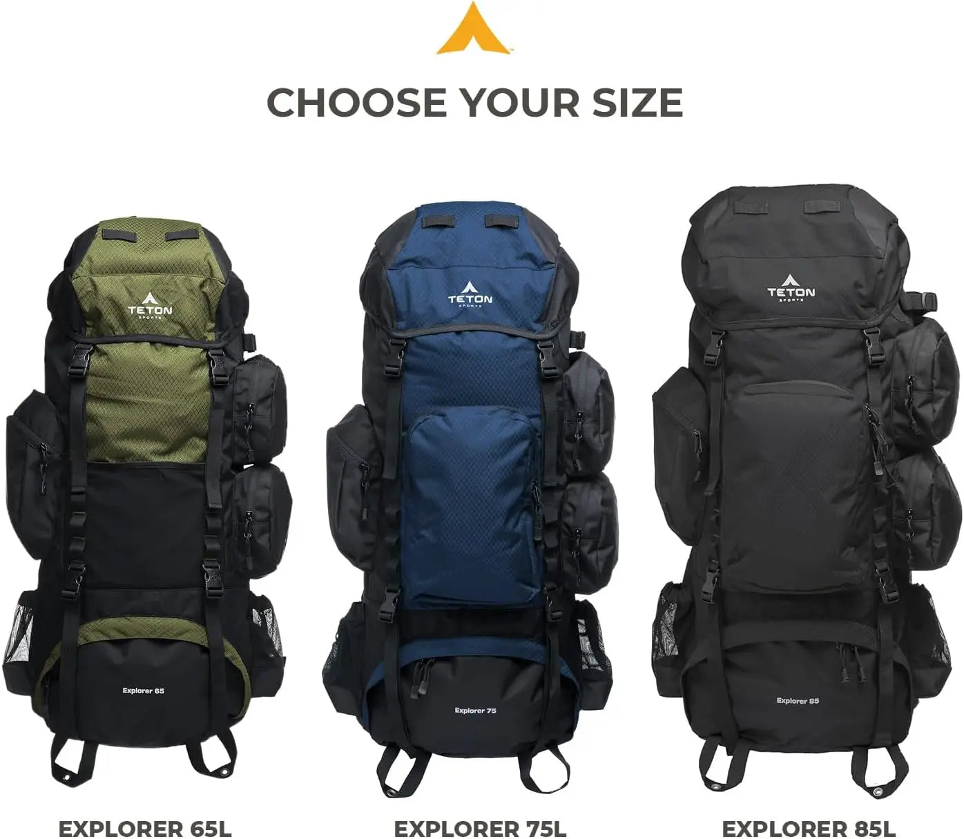 TETON 65L Explorer Internal Frame Backpack for Hiking, Camping, Backpacking, Rain Cover Included - Get Outside Today 25