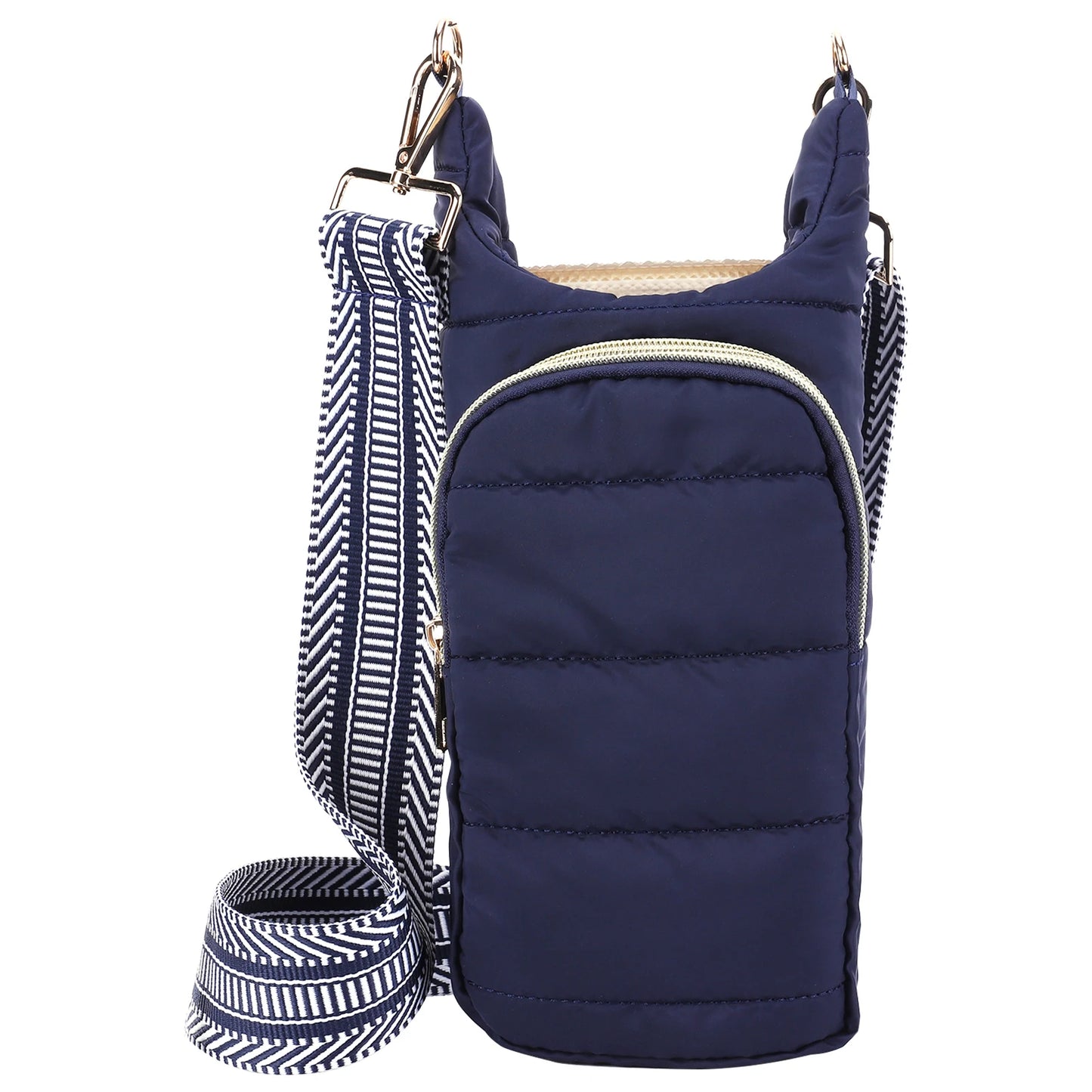 Water Bottle Holder Adjustable Wide Strap Carrier Tote - Get Outside Today 25
