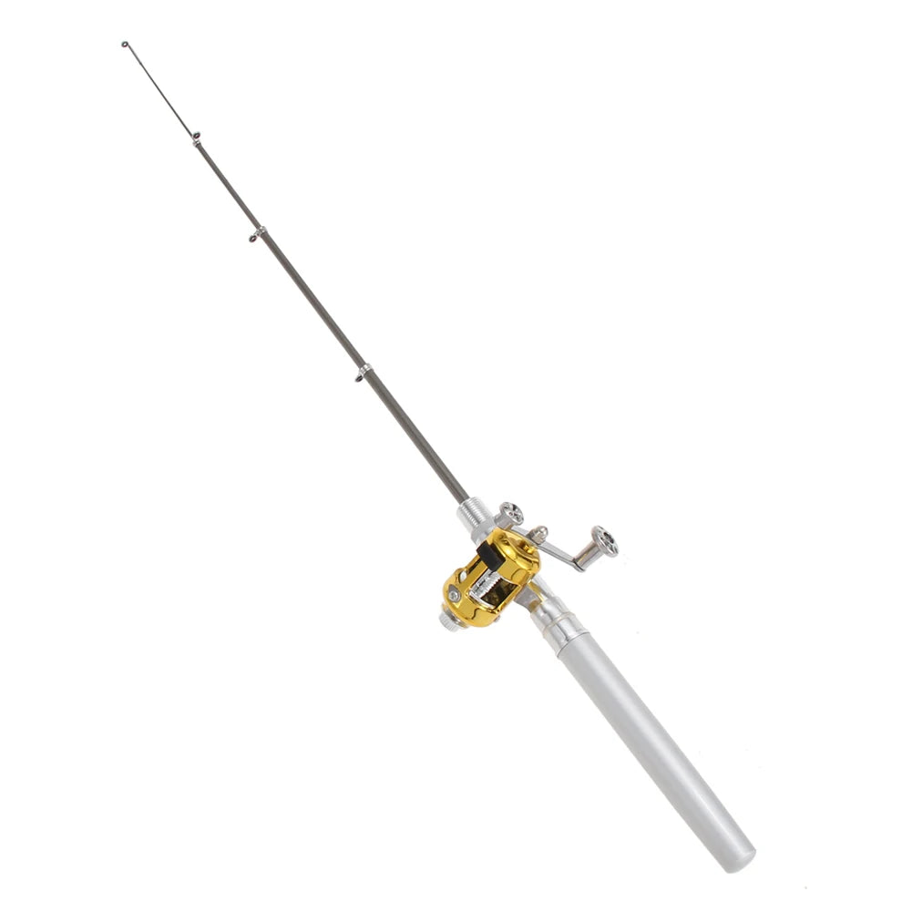 Aluminum Alloy Mini Portable Fishing Rod Pen Multicolor Pocket Tool - Get Outside Today 25