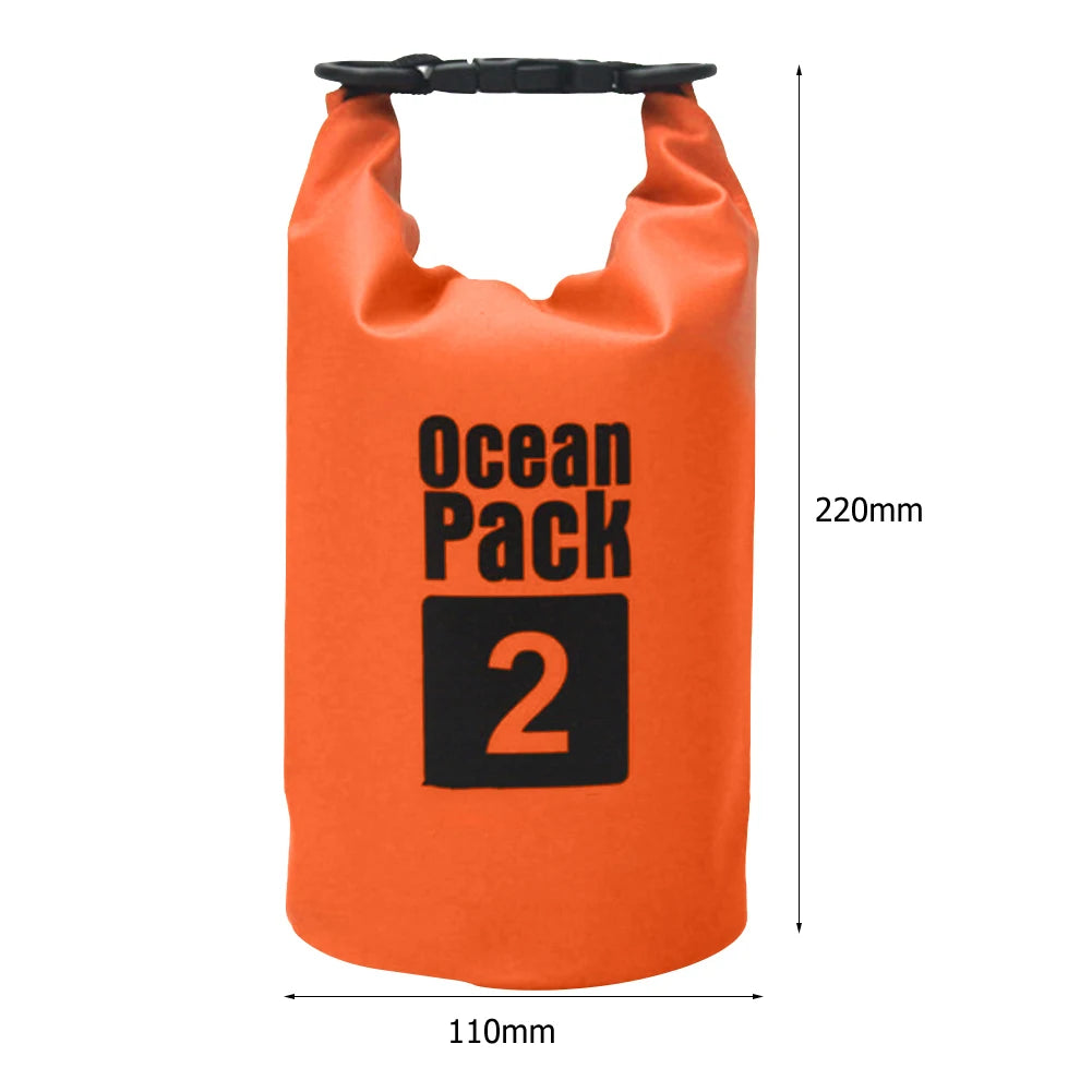 15-2L Swimming Waterproof Dry Bag Outdoor Floating Trekking Beach Backpack PVC Thickened Double-Layer Fabric IPX6 Waterproof Bag - Get Outside Today 25